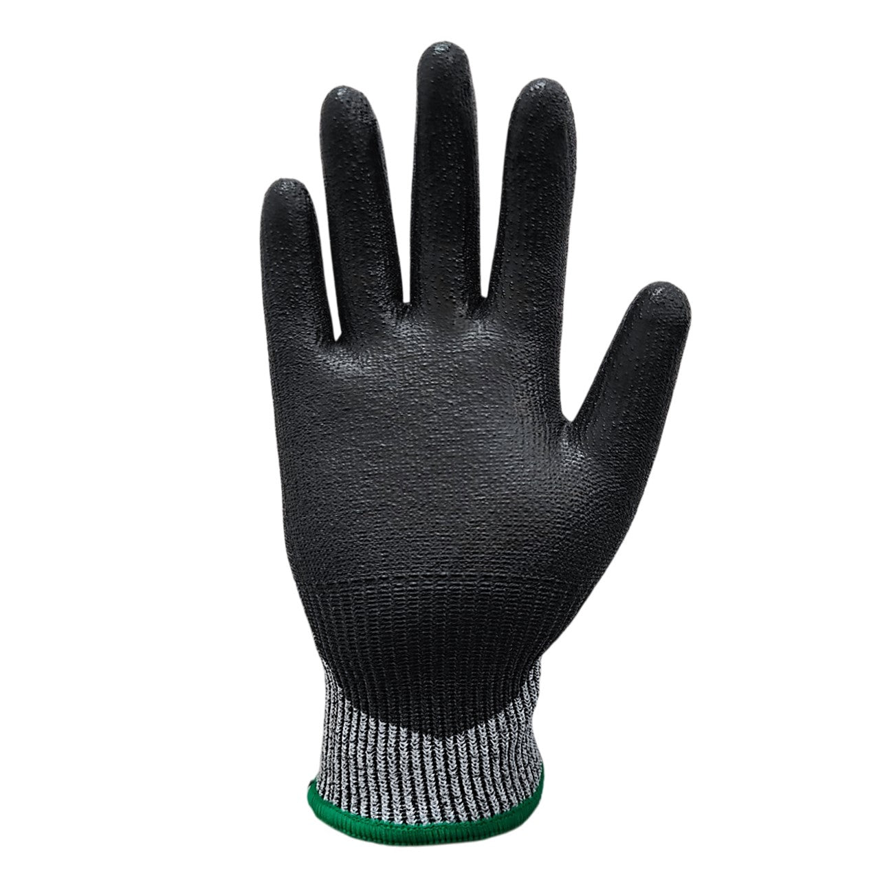 Cut 3 Grey Black Nylon PU Coated Cut Resistant Work Glove