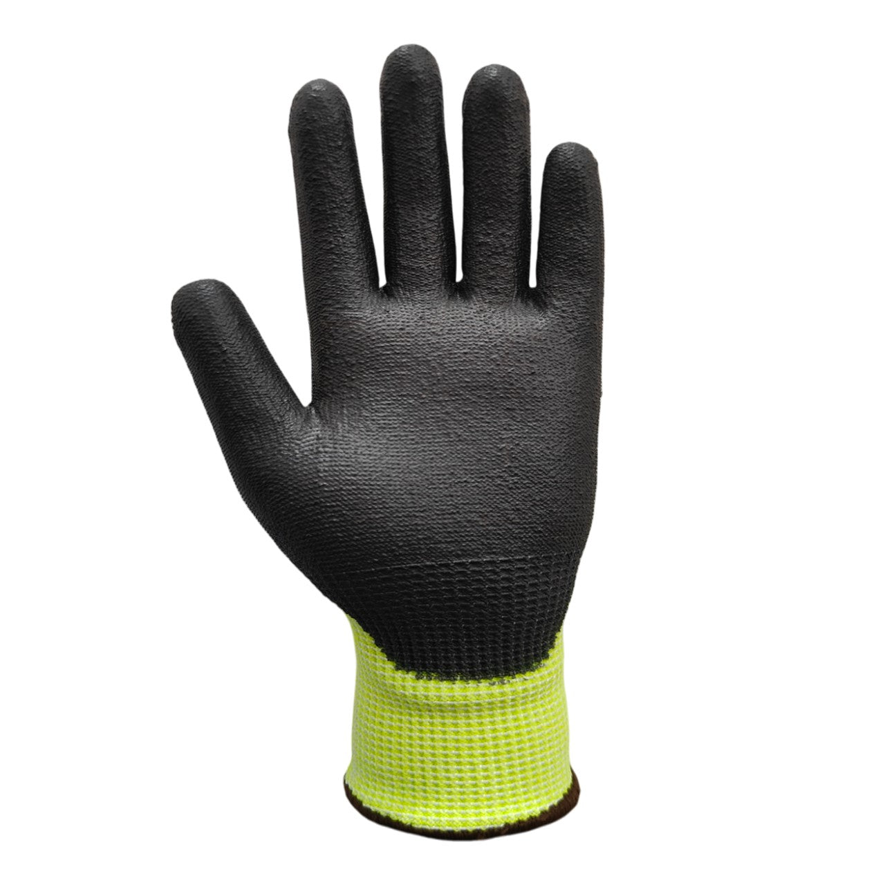 Premium Cut 5 Green Nylon PU Coated Cut Resistant Work Glove