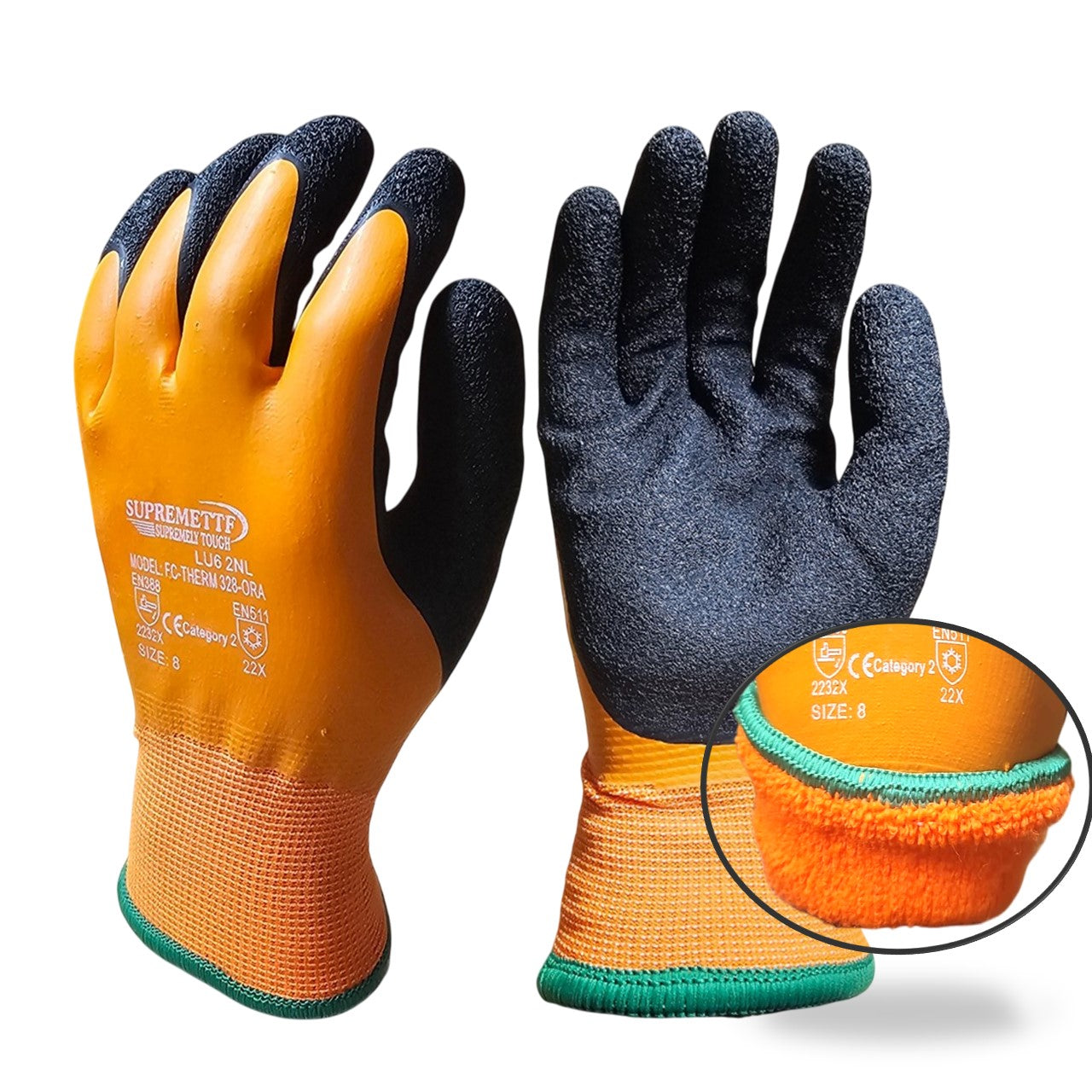 Thermal Insulated Winter Waterproof Gloves Outdoor Warm Thick Latex Work Glove