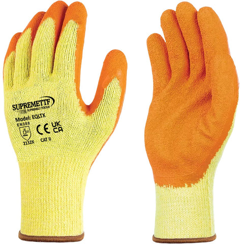 BUILDERS WORK GLOVES NYLON SAFETY PU GRIP ANTI CUT LEVEL 5 MECHANIC