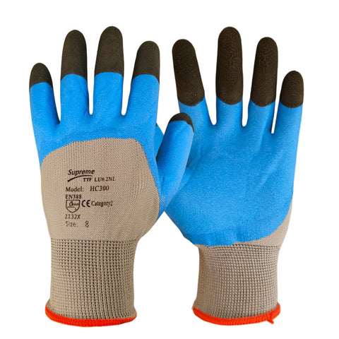 Waterproof Gardening Gloves Dual Latex Coated Heavy Duty Yard Work Grip