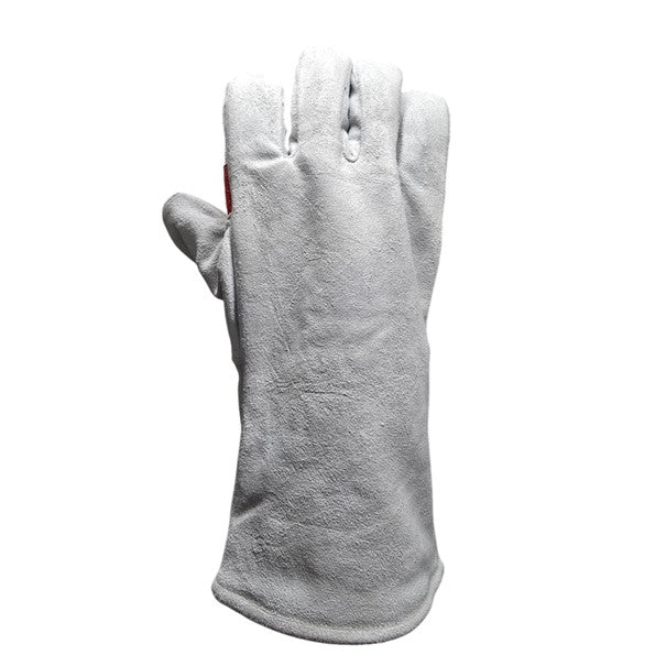 Heavy Duty Wood Burner Welding Heat Resistant Leather Gloves Stoves Fire
