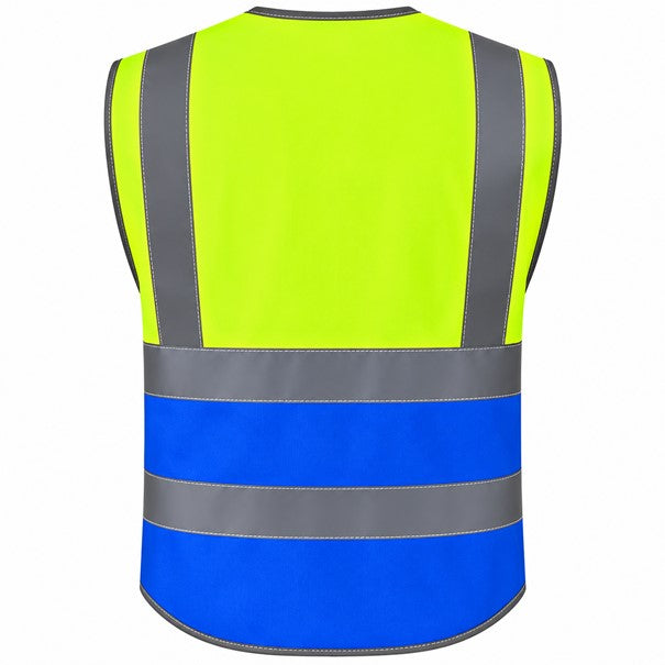 EXECUTIVE HI VIS VIZ VEST HIGH VISIBILITY WORK WAISTCOAT REFLECTIVE SAFETY TOP