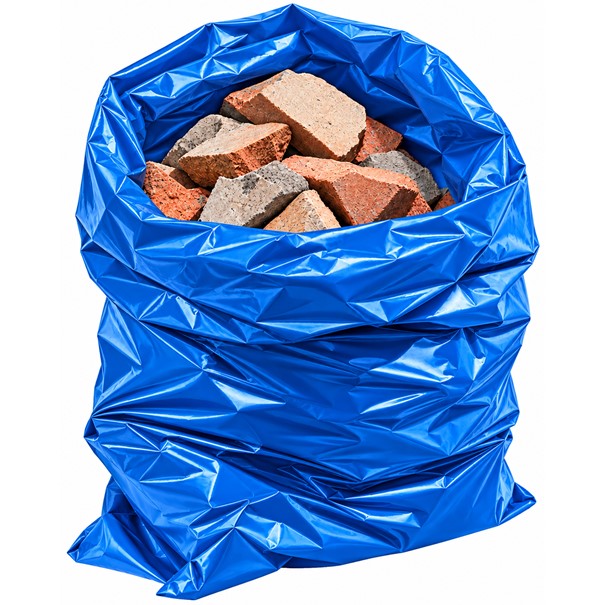 Rubble Sacks Blue Builders Rubbish Waste Heavy Duty Strong Bags Tough Bulk