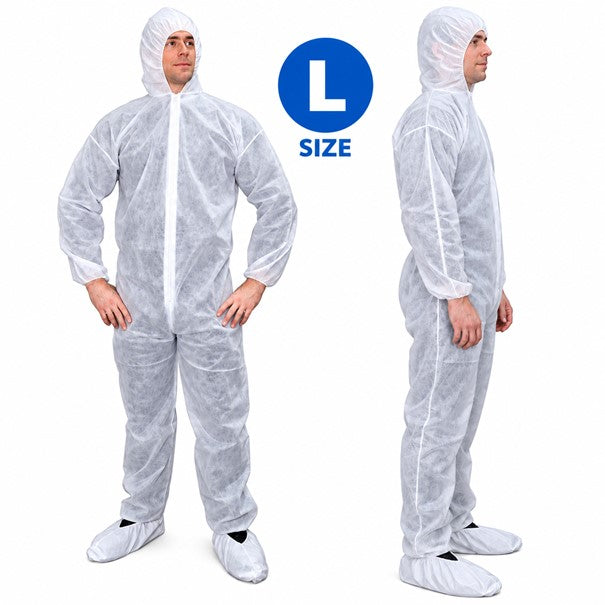 Coveralls Disposable White Overalls Breathable Paper Boiler Suit Painters SPRAY