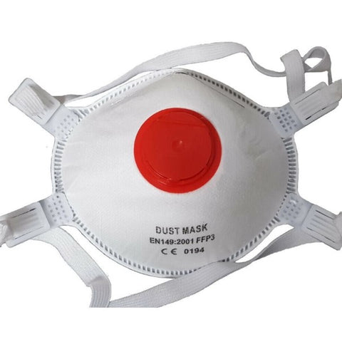 FFP3 NR Valved Dust Masks Fold Flat Respirator Builders PPE Face Cover