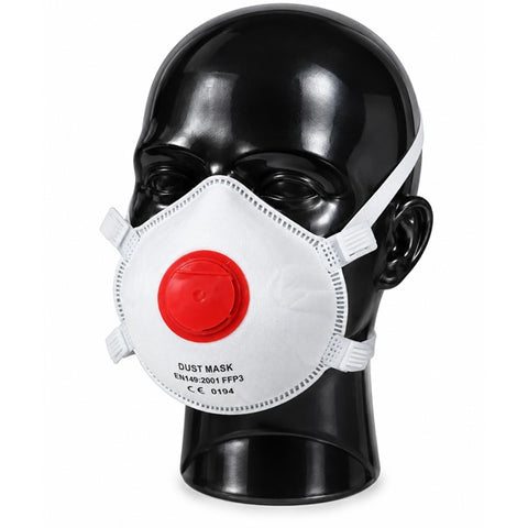 FFP3 NR Valved Dust Masks Fold Flat Respirator Builders PPE Face Cover