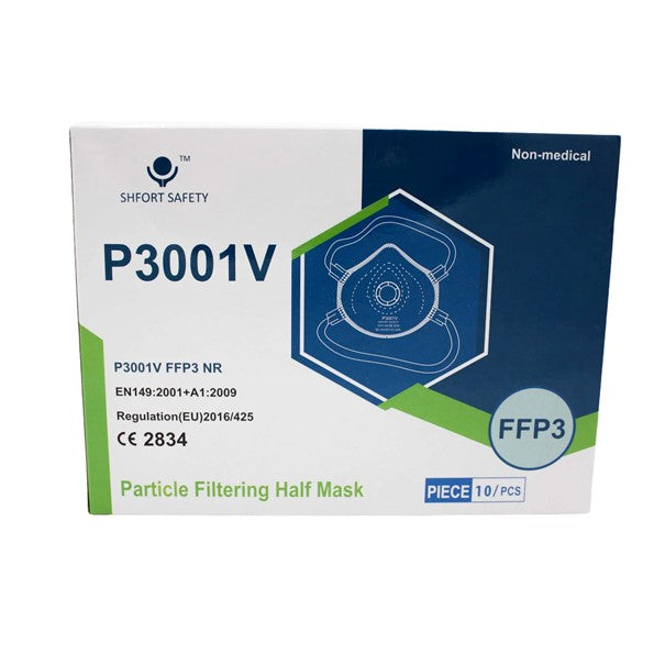 FFP3 Dust Masks Valved Respirator Moulded NR Face Safety Protection