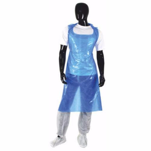 Box of 100 Waterproof Disposable Polythene Plastic Aprons