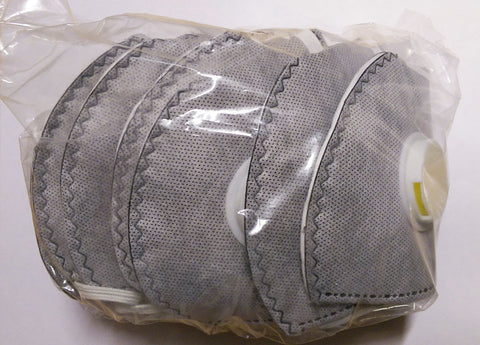 Dust Mask Respirator Fold Flat Valved FFP3 Protective Safety Face Mask