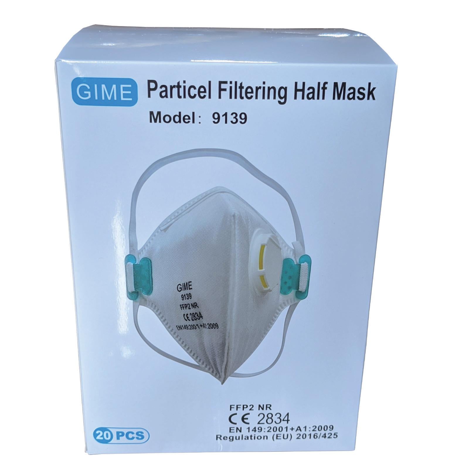 Particle Filtering Half Mask Valved FFP2