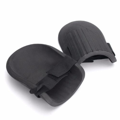 Pair of Black Knee Pad Soft Foam Pads With one Strap