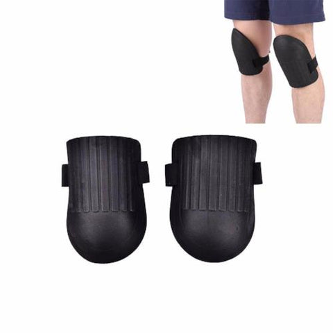 Pair of Black Knee Pad Soft Foam Pads With one Strap - RUFTUF
